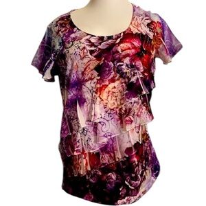 Closet Full Ladies Fancy Floral Tee